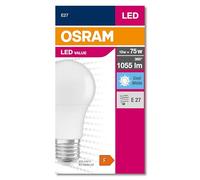 Osram Value Classic A 75. Lampadina a LED standard 220 - 240 V, 11,5 W, 4000 K, E27, equivalente a 75 W.