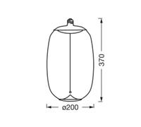 OSRAM Lamps Vintage 1906 Big Elipse Oval, Lampada Decorativa a LED con Vetro Color Fumo, con Filamento Sottile e Magnetico, Base E27, 4 Watt, Accogliente Bianco Caldo 1800K, Basso Consumo Energetico