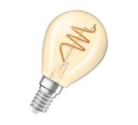 OSRAM LED Vintage E14 4,9W 922 filamento a spirale a gocce oro Osram