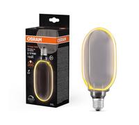 OSRAM Vintage 1906 Globe 100 Lampada a filamento O, 4 W, 110 lm, 1800 K, 818 bianco caldo gradevole, Smoke, IP 20, vetro senza piombo, 100 mm, attacco E27