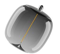 OSRAM Lamps Vintage 1906 Big Elipse Oval, Lampada Decorativa a LED con Vetro Color Fumo, con Filamento Sottile e Magnetico, Base E27, 4 Watt, Accogliente Bianco Caldo 1800K, Basso Consumo Energetico