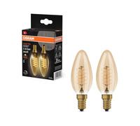 OSRAM Vintage 1906 LED CLASSIC A,B,P SLIM FILAMENT DIMMABLE 3.4W 822 Gold E14