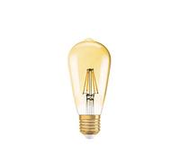 Osram Vintage 1906 LED Edison Gold E27, 4 W Equivalente a 34 Watt. 380lm