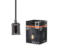 OSRAM Vintage 1906® Pendulum BOBBIN E27, canna di fucile, max. 25W (LED 15W), attacco E27, portalampada a sospensione per interni, rosone tondo, abbinabile a lampade 1906 Vintage o smart