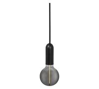 OSRAM Vintage 1906® Pendulum ROUND E27, nero, max. 25W (LED 15W), attacco E27, portalampada a sospensione per interni, rosone tondo, abbinabile a lampade 1906 Vintage o smart