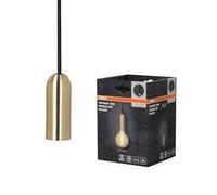 OSRAM Vintage 1906® Pendulum ROUND E27, oro, max. 25W (LED 15W), attacco E27, portalampada a sospensione per interni, rosone tondo, abbinabile a lampade 1906 Vintage o smart