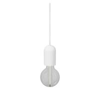 OSRAM Vintage 1906® Pendulum ROUND PLASTER E27, bianco, max. 25W (LED 15W), attacco E27, portalampada a sospensione per interni, rosone tondo, abbinabile a lampade 1906 Vintage o smart
