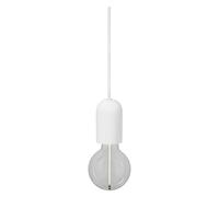 OSRAM Vintage 1906® Pendulum ROUND PLASTER E27, bianco, max. 25W (LED 15W), atta