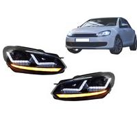 Osram Xenon Fari Fanali per VW Golf 6 VI 08-12 Nero LED Dynamic Turning Lights