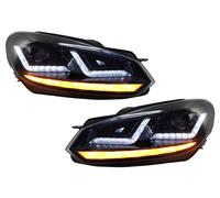 Osram Xenon Fari Fanali per VW Golf 6 VI 08-12 Nero LED Dynamic Turning Lights