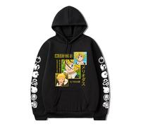 OSRDFV The Seven Deadly Sins: Wrath of the Gods Meliodas - Felpa con cappuccio stampata per bambini e adulti, Nero , S