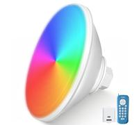 OSREE 30W Fari LED PAR56 Piscine, Lampada Piscina RGB Multicolore Dimmerabile 1200lm, Timer 2/4/6H, Luce Piscinas IP68 Impermeabile Riempito di Resina per Piscinas in Cemento, 12V AC