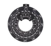 OSRGZRNGR Circle of Fifths Chords Wheel Black Metal Chords Wheel per pianoforte, violino e basso
