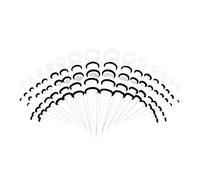 OSRGZRNGR Kit di 50 dilatatori per orecchie, in acrilico, multicolore, idea regalo, 50 pcs, Plastica, come descrizione