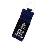 OSS - Portachiavi per Jiu Jitsu brasiliano, Jiu Jitsu, MMA, per tutte le classifiche delle cinture, idea regalo, Blu, 10 cm
