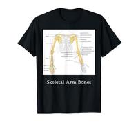 Ossa del braccio scheletrico umano Anatomia scheletrica umana Maglietta