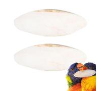 Ossa di Seppia per Tartaruga - 2 pezzi pietra per Becco Uccello - pietra a becco 15-20 cm per parrocchetta, canarino, pappagallo e rettile accessori per gabbia di animali da compagnia