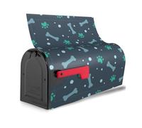 Ossa e artigli di cane Stampa Riutilizzabile Copertura Della Cassetta Postale Impermeabile Decorazione Magnetica Protezione Solare Unica