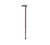 OSSENBERG Bastone in carbonio con manico Fritz, bastone da passeggio regolabile, con elevata portata, bastone da passeggio, lucido con motivo a rombi, portata fino a 120 kg