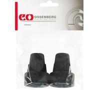 Ossenberg Capsula di gomma 16 mm - Inserto in acciaio - Nero - Confezione da 2 - Supporto per avambraccio - Stampelle