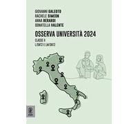 Osserva Università 2024. Classe II, L/SNT2 e LM/SNT2