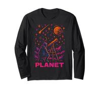 Osservare le stelle Planet Explorer Astronomo Galattico Maglia a Manica