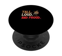 Osservatori di uccelli alti e orgogliosi di ornitologia della gru Sandhill PopSockets PopGrip Adesivo