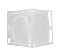 Osservazione Cage in PVC Mesh Pvc White riutilizzabile HABITAT Allevamento di incubazione Allevamento di incubazione Premium Materiale durevole per la serra 'allevamento a (Reversed U Shaped)