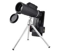 Osservazione con telescopio, escursionismo, esplorazione, zoom ottico telescopio monoculare con obiettivo HD + treppiede + clip per telefono universale adatto per, vela, birdwatching
