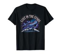 Osservazione delle Stelle Via Lattea Notte Osservatore di Maglietta