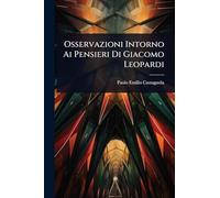 Osservazioni Intorno Ai Pensieri Di Giacomo Leopardi