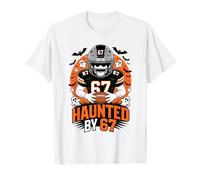Ossessionato da 67 Funny Six Seven Meme Spooky Football Halloween Maglietta