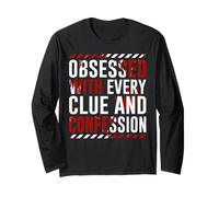 Ossessionato da Ogni indizio e confessione Vero crimine Maglia a Manica