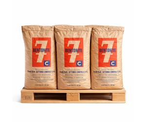 Ossian Bentonite Superventilata - Argilla Naturale in Polvere per Orto, Vite e Giardinaggio - Consentita in Agricoltura Biologica - Sacco 25 kg x 4 PZ (100 KG)