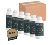 Ossian Geracyp 10 - Insetticida Antizanzare, Formiche, Scarafaggi, Insetti Striscianti e Volanti, Concentrato Inodore con Cipermetrina e Geraniolo, Effetto Residuale (6 PZ, 1 LT)