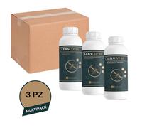 Ossian Geracyp 10 - Insetticida Antizanzare, Formiche, Scarafaggi, Insetti Striscianti e Volanti, Concentrato Inodore con Cipermetrina e Geraniolo, Effetto Residuale (3 PZ, 1 LT)