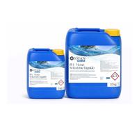 Ossian Pool pH Meno Liquido Concentrato, Correttore e Abbattitore pH per Piscine, Uso Manuale o Dosatori Automatici, Trattamento Acqua Piscina (25 Kg, 25000, millilitro, 1)