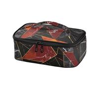 Ossidiana Marmo Oro Geometrico Isolato Lunch Bag (longword) Uomini Lunch Box per Portatile Bolsa para lonche de Mujer