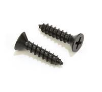 ossido nero rivestito in acciaio piatto legno a testa a croce, scegliere la taglia/lunghezza, 18 - 8 (304) stainless steel Screw by Bolt contagocce, 8, 3/4 Inch