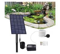 Ossigenatore ad energia solare 5V 2.5W Pompa ad aria for acquario 0.8L / min Pompa for ossigeno ad aria Aeratore senza batteria for la decorazione del paesaggio