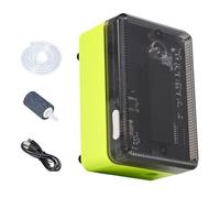 Ossigenatore Per Pesci | Ricaricabile Trasparente - Potente Pompa Per Acquario - Per Manutenzione Esterna Barca Campeggio Casa Viaggio Stagno Acqua Salata E