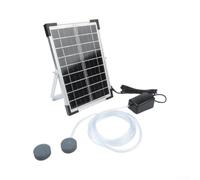 Ossigenatore solare per laghetto da 5 W, silenzioso, kit aeratore per piscina all'aperto, sistema idroponico