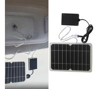 Ossigenatore Solare Portatile 5W 5V per Pesciere con Uscita USB e 2 Pietre Aria