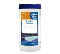 Ossigeno granulato disinfezione piscina senza cloro 1 kg Multicolor