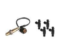 Ossigeno O2 Sensor 1X Sensore Di Ossigeno Per Auto 39210-22610 Per Kia Per Rio Per Spectra5 4 Pezzi Iniettori Di Carburante 35310-22600 Sonda Lambda