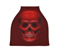 Osso Del Cranio Umano Rosso Auto per Bambini Passeggino Tettoia Copri Seggiolino Copertura Infermieristica per L'Allattamento Al Seno All-In-1 Morbido Traspirante Elastica Tettuccio