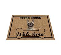 Osso Della Zampa Di Cane Bulldog Francese Divertente Personalizzato Tappeto Ingresso Casa Resistente Tappeti D'Ingresso Antiscivolo Tappetino Da Bagno Per Interno Balcone Terrazzo 40X60Cm