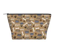 Osso di cane carino, Borsa da toilette Borsa per trucco Borsa per cosmetici Borsa da toilette da viaggio portatile