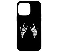 Osso gocciolante carino scheletro mani raccapriccianti Halloween uomini donne Custodia per iPhone 14 Pro Max
