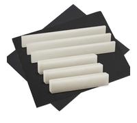 Osso ponte chitarra titanio e sella vuota per chitarra acustica classica basso elettrico mandolino banjo ukulele capotasto ,52 x 6 x 10 1set Nut And Saddle